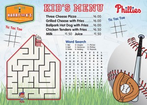 Phillies Harry The K's Placemat