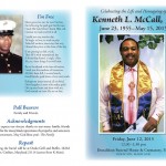 McCall Funeral Program