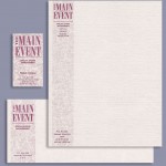 Main Events Stationery